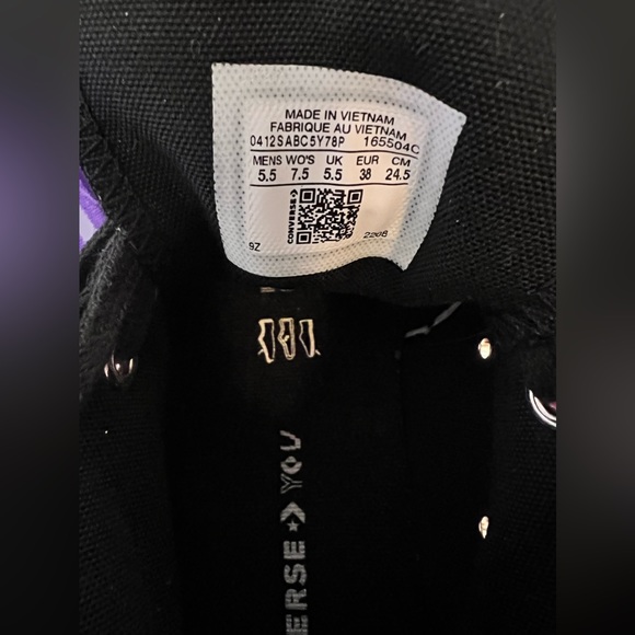 CONVERSE BY YOU SIZE US 7.5 CHUCK 70's - Picture 6 of 10